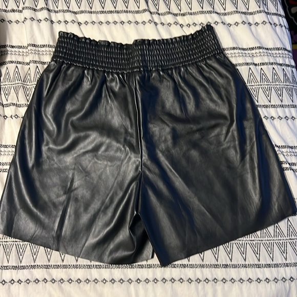NWOT Faux Leather Joie Shorts - Picture 4 of 7